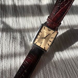 Emporio Armani men’s Brown leather Watch